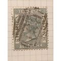 Sierra Leone QV 1884 2d Grey Used Stamp SG 30 q...