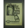 1931 Nyal Salts Ad - If You Are Never Cross