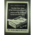 1960 Chesterfield King Cigarettes Ad - Big Clea...
