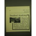 1924 Bradford Academy Ad - Bradford Academy off...