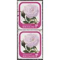 New Zealand 1975 1c Value. Rose, Sterling Silve...