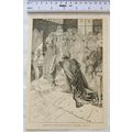 Vintage engraving: Bethrothal of the Princess I...