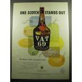 1957 Vat 69 Scotch Ad - One Scotch stands out