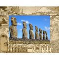 Chile Laser Engraved Wood Picture Frame Landsca...
