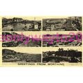 Greetings from Worthing, Sussex, 1952, Postcard