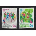 Liechtenstein Europa Children's Games 2v 1989 C...