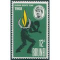 Brunei 1968 12c. Human Rights Year SG163 MNH