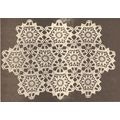 Vintage Crochet Doily Pattern Dainty Floral Motif