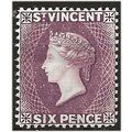 St Vincent 1891 SG57 6d Dull Purple Mounted Min...