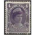 Newfoundland 1897 SG89 4c Violet Mounted Mint ....