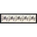 2124 4.9c Buckboard Very Fine MNH Dry Gum PNC 3...
