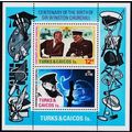 Turks and Caicos Is. 1974 Churchill . Miniature...
