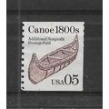UnitedStates.SG2485 5c Birch Back Canoe,1800's ...