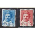 Norway Stamps Scott #519 To 520, Mint Lightly H...