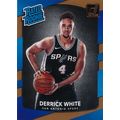 2017-18 Donruss Rated Rookie 172 Derrick White ...