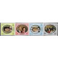 1972 SG 81/84 - MNH (**)