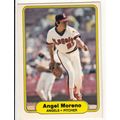 1982 Fleer baseball card 469 Angel Moreno– Angels