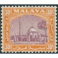 Selangor 1936 30c dull purple & orange SG79 unused