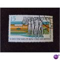 East Germany 1969 Gymnastics Leipzig 15p Athlet...