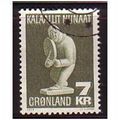 1979 Greenland Sc# 103 used - Carving 7.00kr