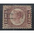 1870 SG48/9 1/2d Rose Plate 5 Good Used (Some P...