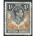 Northern Rhodesia 1938 SG40 1/- Yellow-Brown & ...