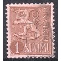 Finland 1954 - SG525 - 1m - Rampant Lion - used