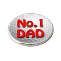 Asbri Number 1 Dad Golf Ball Marker.