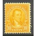 642 10c James Monroe Barely Clears MNH Q1916