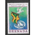 GRENADA 1975 GRENADA ADMISSION TO UN 1/2c DOVE ...