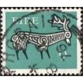 Eire 1971 9p Value. Stag. Black & Blue. Fine Used