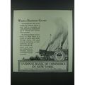 1919 National Bank of Commerce in New York Ad -...