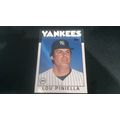 1986 Topps Traded Card # 086T Lou Piniella Exce...