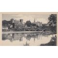 Pau Panorama et La Gave France Postcard unused VGC