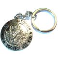 NEW St. Christopher Quality Metal Keyring Patro...
