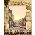 Los Angeles California Laser Engraved Wood Pict...