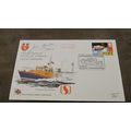 Cox Signed 1985 Cover - RNLI Lifeboat The Safew...