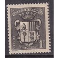 Andorra French 1937 Arms 1c Mint Hung SG F83 VGC