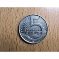 Czechoslovakia Ceska 2002 5 Koruna Coin