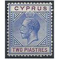 Cyprus 1913 SG78 2pi Blue & Purple Mounted Mint ..