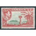 Jamaica 1952 SG126c 3d Green & Scarlet Mounted ...