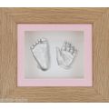 New Unique Baby Girl Pink 3D Cast Kit Silver Ha...