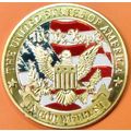 USA We The People. Challenge Coin. 1.50". Gold ...