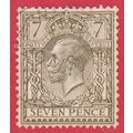 GB KGV 1917 7d SAGE GREEN SG389 GU