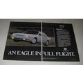1989 Eagle Premier ES Limited Car Ad - An Eagle in Full Flight