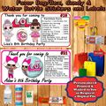 LOL Surprise Birthday Stickers 1 sheet Favor Wa...