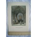 1890 coloured engraving The Lady Chapel, Cheste...