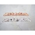 Slim antique style silver or rose gold/ copper ...