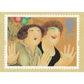Girls On The Town Bouncers Beryl Cook Stamp RMP...