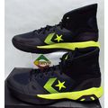 New Mens 17 Converse G4 Hi Black Lemon Venom Sh...